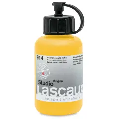 Lascaux Studio Acrylics - Permanent Yellow Medium, 85 ml bottle