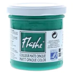 Lefranc & Bourgeois Flashe Vinyl Paint - Phthalocyanine Green, 125 ml