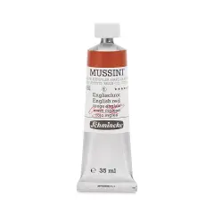 Schmincke Mussini Oil Color - English Red, 35 ml tube
