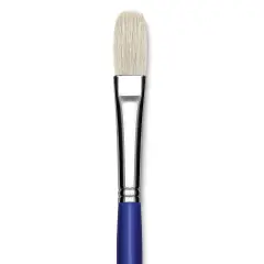 Blick Scholastic White Bristle Brush - Filbert, Size 18