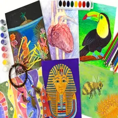 Homeschool Art Super Bundle A and B