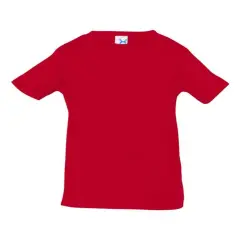 Rabbit Skins&reg; Infant Fine Jersey Short Sleeve Crew Neck Tee - 3322 Red