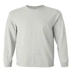Gildan&reg; Ultra Cotton Long Sleeve T-Shirt Ash