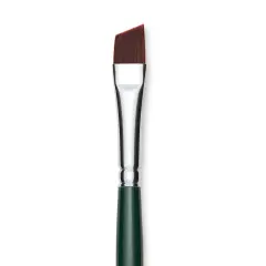 Silver Brush Ruby Satin Synthetic Brush - Angular, Size 3/8", Short Handle