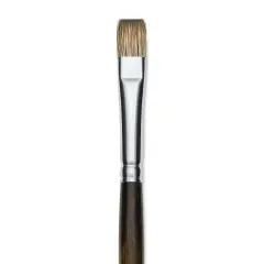 Silver Brush Monza Synthetic Mongoose Artist Brush - Long Handle, Bright, Size 8