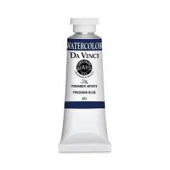 Da Vinci Artists Permanent Watercolor - Prussian Blue, 37 ml tube