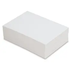Crescent Illustration Board - 5" x 7", 18-Ply, White, Hot Press, Pkg of 40 Sheets