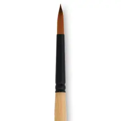 Dynasty Black Gold Brush - Round, Long Handle, Size 4