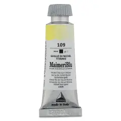 Maimeri Blu Artist Watercolor - Nickel Titanium Yellow, 12 ml Tube