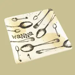 Wanna Spoon Funny Plate