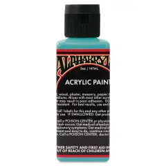 Alpha6 Alphakrylic Acrylic Paint - Aqua, 5 oz