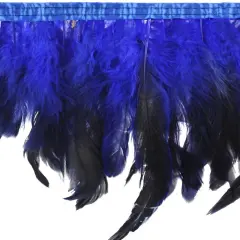 Belagio Feather Trim, 9" Wide, 10-Yard Bolt, Royal Blue