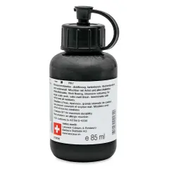 Lascaux Studio Acrylics - Carbon Black, 85 ml bottle