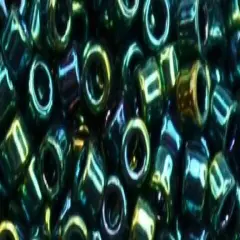 Toho Aiko Cylinder Seed Bead - TB-0506 - High Metallic June Bug, 5 grams