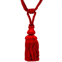 Belagio Single Tassel Tie-Back, 10" Long Tassel, Colors Collection, Brick