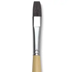 Da Vinci Petit Gris Pur Blue Squirrel Brush - Flat Wash, Short Handle, Size 10