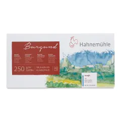 Hahnem&uuml;hle Burgund Watercolor Postcard Pad - 4.1" x 8.3", 20 Cards
