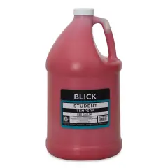 Blick Student Tempera Paint - Red, 128 oz bottle