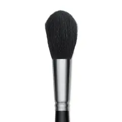 Silver Brush Black Goat Silver Mop Brush - Round, Size 20, Short Handle