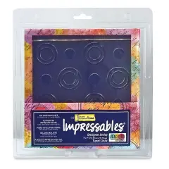 Gel Press Impressables - Repeat Circles, 7" x 7"