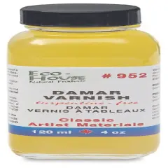 Eco-House Damar Varnish - 4 oz bottle