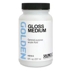 Golden Polymer Medium - Gloss, 8 oz jar