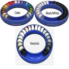 Quilters Select Bobbin Saver 20 Prewound Bobbins Multi Colors