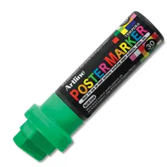 Artline Poster Markers - 30 mm Tip, Fluorescent Green