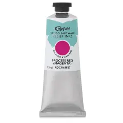 Cranfield Caligo Safe Wash Relief Ink - Process Red (Magenta), 75 ml