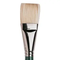 Winsor & Newton Winton Hog Bristle Brush - Bright, Long Handle, Size 16