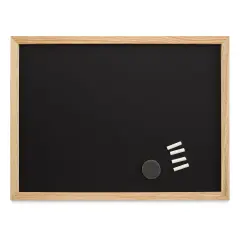 MasterVision Pine Wood Frame Chalkboard - 18" x 24"