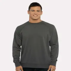 Laguna Raglan Lonf Sleeve Crewneck Sweatshirt Heavy metal