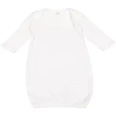 Infant Baby Gown Layette, Various Colors by Rabbit Skins&reg; White