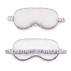 Kitcheniva Smooth Padded Double Sided Satin Travel Sleep Eye Mask Cover Light purple