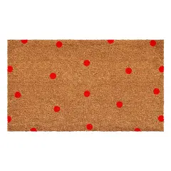 Red Polka-Dots Doormat