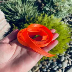 Neon orange 1/2&rdquo; Seatbelt Webbing