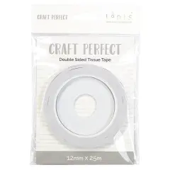 Craft Perfect Double-Sided Tissue Tape .47"X27.3yds-Clear