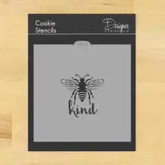 Bee Kind Cookie & Craft Stencil | CM210 by Designer Stencils | Stencils for Royal Icing, Airbrush, Dusting Powder |
