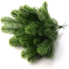 30Pcs Artificial Pine Needle Picks &ndash; Faux Pine Branches for DIY Wreaths, Centerpieces, and Holiday Decor