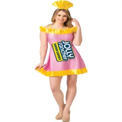 Womens Jolly Rancher Watermelon Candy Wrapper Costume Dress