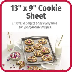Baking Sheet, 13 Inch x 9 Inch,Grey