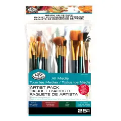 Royal & Langnickel(R) Artist Brush Value Pack-25/Pkg
