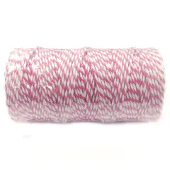 Wrapables Cotton Baker's Twine 12ply 110 Yard, Hot Pink