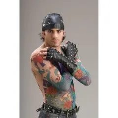 Forum Novelties Studded Fingerless Gloves