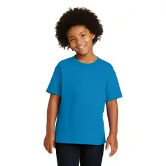 RADYAN&reg; Youth Crew Neck Short Sleeve T-Shirt Sapphire