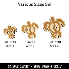 Honu Hawaiian Sea Turtle Wood Buttons for Sewing Knitting Crochet DIY Craft