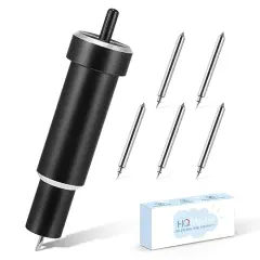 Deep Cut Blade and Holder Compatible with Explore 3/Air 2/Air/One/Maker 3/Maker Cutting Machine Replacement Blades for Glitter Vinyl, Cardstock, Adhesive Foil, Vellum