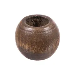 Kitcheniva 6mm Barrel Shaped Wooden Beads DIY Crafting 18 Pack Walnut