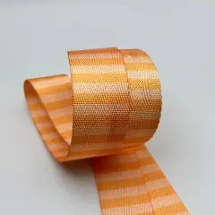 Lemon Tonal Stripe 1&rdquo; Seatbelt Webbing (by the yard)