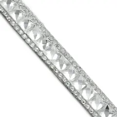 10 yards of 3/8" Hot Fix Glass Rhinestone Banding Trim Crystal